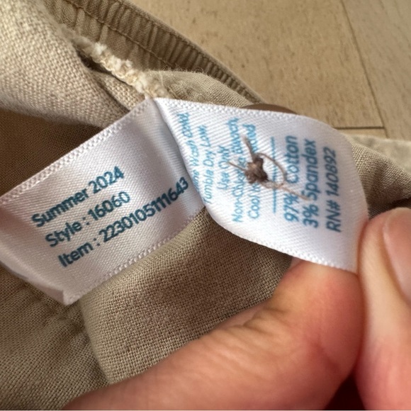 MARINE Layer Saturday stretch Beach Pant in fog XL - Picture 15 of 15